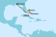 Visitando Mobile (Alabama), Bimini (Bahamas), CELEBRATION KEY, THE BAHAMAS, Nassau (Bahamas), OBAN (HALFMOON BAY), Mobile (Alabama)