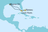 Visitando Nueva Orleans (Luisiana), Cayo Hueso (Key West/Florida), CELEBRATION KEY, THE BAHAMAS, Nassau (Bahamas), Nueva Orleans (Luisiana)