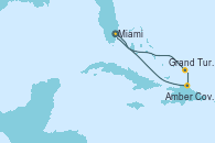 Visitando Miami (Florida/EEUU), Grand Turks(Turks & Caicos), Amber Cove (República Dominicana), CELEBRATION KEY, THE BAHAMAS, Miami (Florida/EEUU)