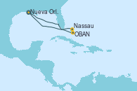 Visitando Nueva Orleans (Luisiana), CELEBRATION KEY, THE BAHAMAS, OBAN (HALFMOON BAY), Nassau (Bahamas), Nueva Orleans (Luisiana)