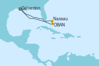 Visitando Galveston (Texas), CELEBRATION KEY, THE BAHAMAS, OBAN (HALFMOON BAY), Nassau (Bahamas), Galveston (Texas)