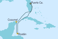 Visitando Puerto Cañaveral (Florida), Roatán (Honduras), Cozumel (México), CELEBRATION KEY, THE BAHAMAS, Puerto Cañaveral (Florida)