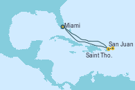 Visitando Miami (Florida/EEUU), CELEBRATION KEY, THE BAHAMAS, San Juan (Puerto Rico), Saint Thomas (Islas Vírgenes), Miami (Florida/EEUU)