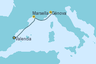 Visitando Valencia, Marsella (Francia), Génova (Italia)