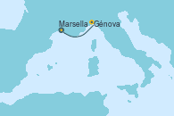 Visitando Marsella (Francia), Génova (Italia)