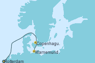 Visitando Rotterdam (Holanda), Copenhague (Dinamarca), Warnemunde (Alemania)