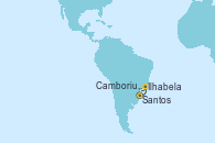 Visitando Santos (Brasil), Camboriu, Brazil, Ilhabela (Brasil), Santos (Brasil)