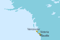 Visitando Seattle (Washington/EEUU), Victoria (Canadá), Vancouver (Canadá)