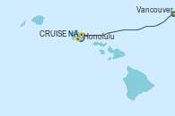 Visitando Vancouver (Canadá), Vancouver (Canadá), Honolulu (Hawai), CRUISE NAPALI COAST, AT SEA, Honolulu (Hawai)