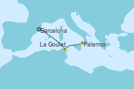 Visitando Barcelona, La Goulette (Tunez), Palermo (Italia)