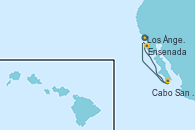 Visitando Los Ángeles (California), Ensenada (México), Cabo San Lucas (México), Los Ángeles (California)