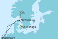 Visitando Rotterdam (Holanda), Copenhague (Dinamarca), Oslo (Noruega), Gotemburgo (Suecia), Rotterdam (Holanda)