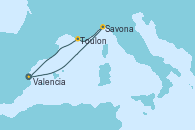 Visitando Valencia, Savona (Italia), Toulon (Francia), Valencia