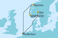Visitando Rotterdam (Holanda), Oslo (Noruega), SANDNESS (STAVANGER), Skjolden (Noruega), Rotterdam (Holanda)