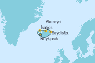Visitando Reykjavik (Islandia), Seydisfjordur (Islandia), Djupivogur (Islandia), Akureyri (Islandia), Ísafjörður (Islandia), Reykjavik (Islandia)
