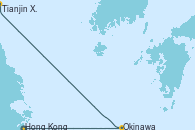 Visitando Hong Kong (China), Okinawa (Japón), Tianjin Xingang (China)