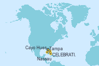 Visitando Tampa (Florida), Cayo Hueso (Key West/Florida), Celebration Key, The Bahamas, Nassau (Bahamas), Tampa (Florida)