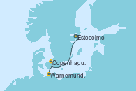 Visitando Estocolmo (Suecia), Copenhague (Dinamarca), Warnemunde (Alemania)