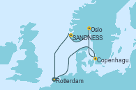 Visitando Rotterdam (Holanda), Copenhague (Dinamarca), Oslo (Noruega), SANDNESS (STAVANGER), Rotterdam (Holanda)