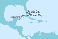 Visitando Puerto Cañaveral (Florida), Ocean Cay MSC Marine Reserve (Bahamas), Cozumel (México), Puerto Cañaveral (Florida)