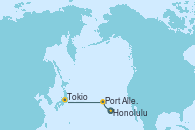 Visitando Honolulu (Hawai), Port Allen, Kauai, Hawaiian, Tokio (Japón)