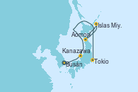 Visitando Busán (Corea del Sur), Busán (Corea del Sur), Kanazawa (Japón), Kanazawa (Japón), Aomori (Japón), Islas Miyako (Japón), Tokio (Japón)