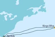 Visitando Norfolk (Virginia/EEUU), Kings Wharf (Bermudas), Kings Wharf (Bermudas), Kings Wharf (Bermudas), Norfolk (Virginia/EEUU)