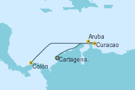 Visitando Cartagena de Indias (Colombia), Curacao (Antillas), Aruba (Antillas), Colón (Panamá)