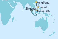 Visitando Singapur, Bandar Seri Begawan (Brunei), Bandar Seri Begawan (Brunei), Puerto Princesa Palawan (Filipinas), Hong Kong (China)