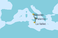 Visitando Palermo (Italia), Nápoles (Italia), La Valletta (Malta), Palermo (Italia)
