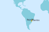 Visitando Santos (Brasil), Itajaí (Brasil)