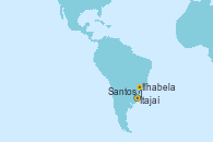 Visitando Itajaí (Brasil), Santos (Brasil), Ilhabela (Brasil), Itajaí (Brasil)