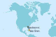 Visitando Jacksonville (Florida/EEUU), Isla Gran Bahama (Florida/EEUU), Jacksonville (Florida/EEUU)
