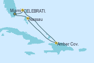 Visitando Miami (Florida/EEUU), CELEBRATION KEY, THE BAHAMAS, Amber Cove (República Dominicana), Nassau (Bahamas), Miami (Florida/EEUU)