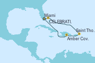 Visitando Miami (Florida/EEUU), CELEBRATION KEY, THE BAHAMAS, Saint Thomas (Islas Vírgenes), Amber Cove (República Dominicana), Miami (Florida/EEUU)