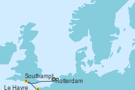 Visitando Rotterdam (Holanda), Southampton (Inglaterra), Le Havre (Francia)