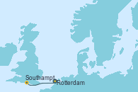 Visitando Rotterdam (Holanda), Southampton (Inglaterra)