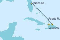 Visitando Puerto Cañaveral (Florida), Labadee (Haiti), Puerto Plata, Republica Dominicana, Puerto Cañaveral (Florida)
