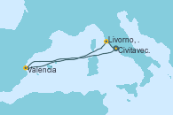Visitando Civitavecchia (Roma), Valencia, Livorno, Pisa y Florencia (Italia), Civitavecchia (Roma)