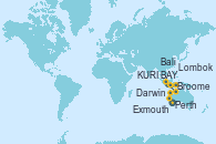 Visitando Perth (Australia), Exmouth (Australia), Broome (Australia), KURI BAY, Darwin (Australia), Lombok (Indonesia), Bali (Indonesia)