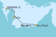 Visitando Dubai, Dubai, Sir Bani Yas Is (Emiratos Árabes Unidos), Abu Dhabi (Emiratos Árabes Unidos), MANAMA, BAHRAIN, Doha (Catar), Dubai