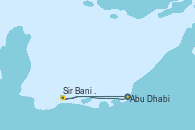 Visitando Abu Dhabi (Emiratos Árabes Unidos), Dubai, Sir Bani Yas Is (Emiratos Árabes Unidos), Abu Dhabi (Emiratos Árabes Unidos)