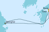 Visitando Shanghái (China), Kyoto (Japón), Kyoto (Japón), Tokio (Japón), Tokio (Japón), Shanghái (China)