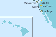 Visitando Vancouver (Canadá), Vancouver (Canadá), Seattle (Washington/EEUU), Astoria  (Oregón), San Francisco (California/EEUU), Los Ángeles (California)
