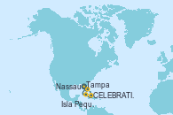 Visitando Tampa (Florida), Celebration Key, The Bahamas, Isla Pequeña (San Salvador/Bahamas), Nassau (Bahamas), Tampa (Florida)