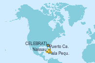 Visitando Puerto Cañaveral (Florida), Isla Pequeña (San Salvador/Bahamas), Nassau (Bahamas), Celebration Key, The Bahamas, Puerto Cañaveral (Florida)