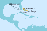 Visitando Nueva Orleans (Luisiana), Celebration Key, The Bahamas, Isla Pequeña (San Salvador/Bahamas), Nassau (Bahamas), Nueva Orleans (Luisiana)