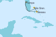 Visitando Tampa (Florida), Nassau (Bahamas), Isla Gran Bahama (Florida/EEUU), Tampa (Florida)