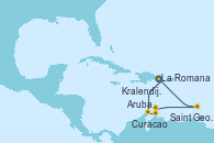 Visitando La Romana (República Dominicana), Isla Catalina (República Dominicana), Aruba (Antillas), Curacao (Antillas), Kralendijk (Antillas), Saint George (Grenada), La Romana (República Dominicana)