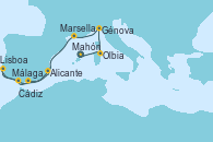 Visitando Savona (Italia), Barcelona, Marsella (Francia), Savona (Italia)
